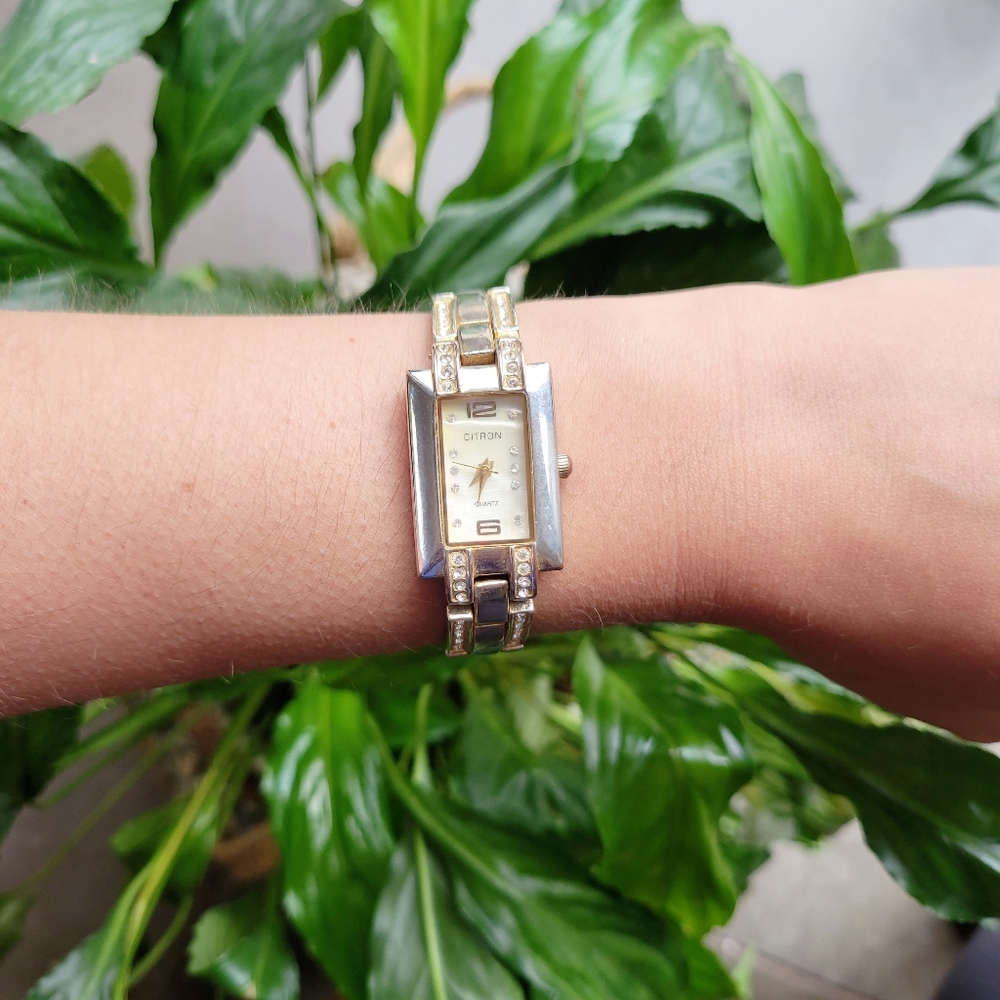 Citron Rhinestone Quartz Classic Diamond Watch - Picture 5 of 7